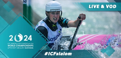 2024 ICF Canoe-Kayak Slalom Junior U23 World Championships Liptovsky Mikulas Slovakia Live Coverage Video Streaming