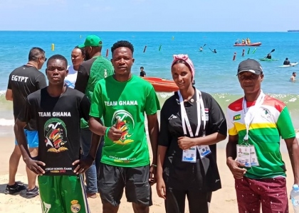 Algeria African School Games canoe kayak slalom ocean racing