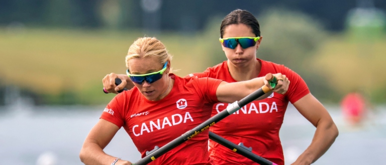 Canada Zoe Wojtyk Katie Vincent canoe sprint Milan 2025