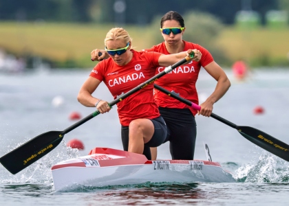 Canada is set to host four major global Canoe Sprint events in 2026 Canada Zoe Wojtyk Katie Vincent canoe sprint Milan 2025