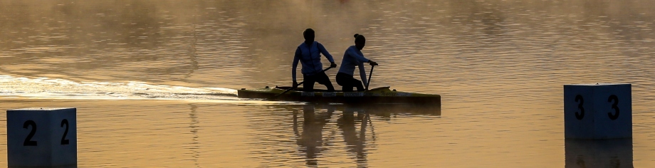 Canoe silhouette Canoe silhouette