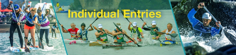 Individual Entries Individual Entries International Canoe Federation Competition Online Entry Form Kayak SUP Paddling