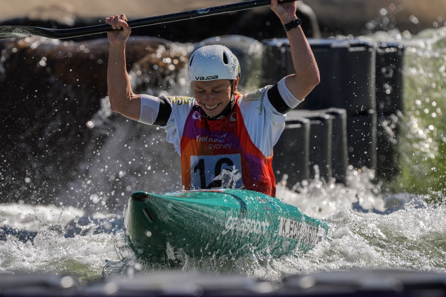 Kate Eckhardt Australia canoe slalom Sydney 2025