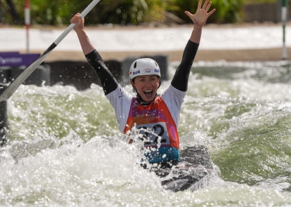 Klaudia Zwolinska Poland C1 Sydney 2025 canoe slalom
