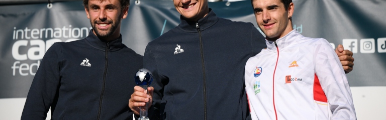 Nicolas Gestin tops canoe overall podium slalom 2025