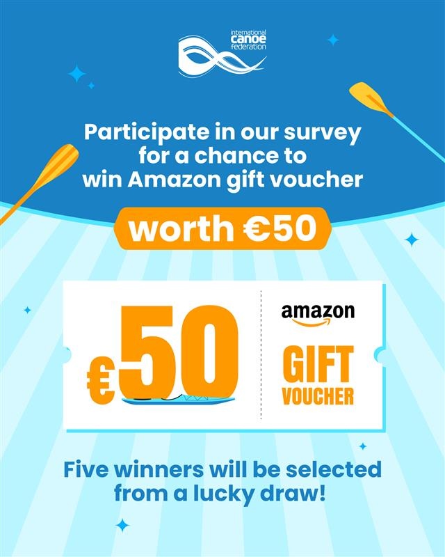 You could be in with a chance of winning Amazon vouchers Survey paddle sport fans