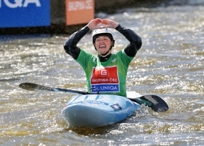Tereza Kneblova Prague 2025 kayak cross Czechia