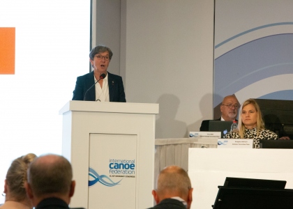 Valerie Fourneyron ITA ICF canoe kayak Congress 2024